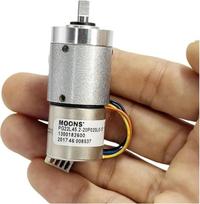 22 mm reduktorius Viso metalo planetinė pavarų dėžė žingsninis elektroninis starteris 2 fazių 4 laidų tikslioji pavara 1: 45.2
