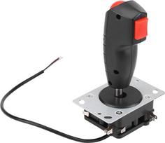 Arcade Joystick 8 Way Game Controller Kit Computer Game Simulation Flight Joystick with Top Fire Button for Flight Games