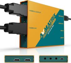 AVMATRIX vaizdo įrašymo kortelė SDI ir HDMI į USB 3.0 (Gen1) 4KP60 nesuspaustas (YUY2) vaizdo įrašymas su linijine įvestimi vaizdo konferencijoms Telemedicina VRR HDR (UC1218-4K PRO)