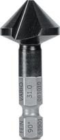 FEIN VARIO 90° gilintuvas 31,0 mm (M14), didelis medžiagos stiprumas, tinka nelegiruotam ir legiruotam plienui, aliuminiui, žalvariui