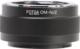 FOTGA objektyvo adapterio žiedas, skirtas "Olympus" OM montavimo objektyvo konvertavimui į Z montavimo beveidrodį fotoaparatą, suderinamas su Nikon Z50 Z30 Z9 Z8 Z7II Z6II Z7 Z6 Z5 Zf Zfc pilno kadro beveidrodžiu fotoaparatu