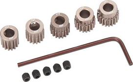 für Ritzelmotorgetriebe, 48dp, 15T 16T 17T 18T 19T, Stabiler Betrieb, 7075 Aluminiumlegierung, für 1/10 RC -Modell, 5 mm Welle