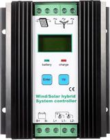 LCD ekonomiškas PWM vėjo saulės hibridinės sistemos valdiklis 12V/24V automatinis atpažinimo akumuliatoriaus valdiklis (600W vėjo + 400W saulės)