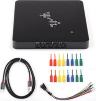 Loginis analizatorius, DSLogic U2Basic 16-K 400M mėginių dažnio USB 2.0, skaitmeninis signalų analizatorius su 256Mbit atmintimi, skirtas protokolų testavimui