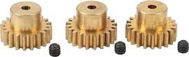 RC -Motorgetriebe 20T M0.6 Kupfer RC -Motorritzel für 1/12 1/16 RC -Autos für 370 380 390 Motoren 3PCS