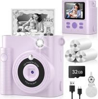 Skaitmeninis fotoaparatas Vaikų HD 1080P instant kamera su 32GB, 1 vnt
