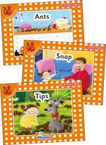 Jolly Phonics Orange Level Readers Set 1, in Precursive Letters (British English edition)