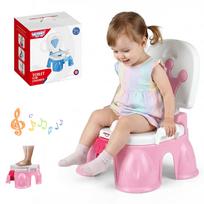 WOOPIE BABY Pirmasis puodukas su muzika, 3in1 (kėdutė, pakopa)