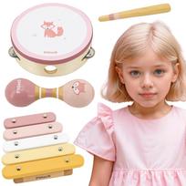 VIGA PolarB Rožinis muzikinių instrumentų rinkinys