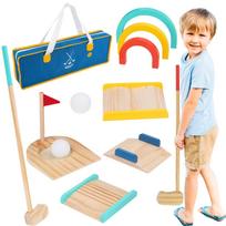 TOOKY TOY Medinis Mini Golfo Žaidimo Rinkinys, 13 dalių