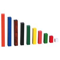VIGA Mediniai edukaciniai Kiuizenero (Cuisenaire) matematikos pagaliukai/kaladėlės