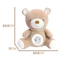 WOOPIE BABY Pliušinis migdukas Meškiukas su projektoriumi 2in1 (10 lopšinių)