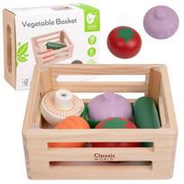 CLASSIC WORLD Medinis daržovių rinkinys krepšelyje, 6 elementai