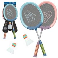 WOOPIE Badmintono rinkinys: 2 raketės ir 2 kamuoliukai