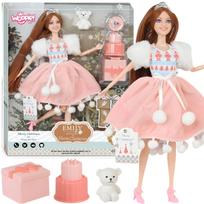 WOOPIE ROYAL lėlė Emi Kalėdinė Princesė su meškiuku