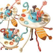 WOOPIE BABY Montessori Daugiafunkcis Sensorinis Žaislas Lapė (Kramtukas/Barškutis)
