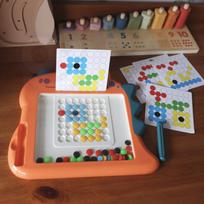 WOOPIE MagPad Dinozauras magnetinė lenta Montessori vaikams