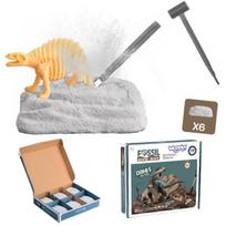 WOOPIE Dinozaurų iškasenų rinkinys, 6 atsitiktiniai skeletai