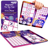 WOOPIE IQ Strateginis magnetinis žaidimas 2in1: Kryžiukai ir nuliukai + 4 eilėje, MINI