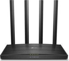 "TP-Link Archer C6" dviejų dažnių Gigabitinio WLAN maršrutizatorius (867Mbit/s 5GHz + 300Mbit/s 2,4GHz, 4 Gigabitinio LAN prievadai, MU-MIMO, IPTV, nepalaiko DSL funkcijos)