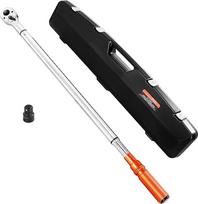 "VEVOR Click Torque Wrench" 3/4" pavara 136-814N.m Dviejų krypčių dinamometrinių veržliarakčių rinkinys su dviem diapazonų skalėmis 48 dantys ±3 % didelio tikslumo legiruotojo plieno, skirtas automobilių remontui, oranžinis