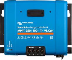 "Victron Energy SmartSolar MPPT TR VE.Can 250 V 100 Amperų 12/24/36/48 V saulės įkrovos valdiklis (Bluetooth)