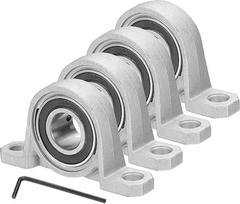 25/32 colio (20 mm) gręžimo vertikalus cinko legiruoto plieno vertikalus flanšinis pagalvinis blokinis guolis savaiminio derinimo vidinis guolio korpusas, skirtas mašinoms, elektrai, žemės ūkiui 4