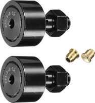 2vnt CF-1-3/8-SB CR22 Cam Follower Runner Chrome Steel Roller Bolt Bearings 1-3/8" Roller Diameter 1/2-20 UNF Bolt Type Machine Tool Guide