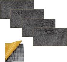 ACIT neopreniniai izoliaciniai klijai, 4 lapai, lipnus sandariklis, guma, poliuretano putos, juodos EPDM putos (storis 5 mm, 40 x 40 cm)