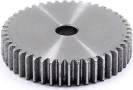 Bendras 2,5 m 65 dantų sportinių krumpliaračių žvaigždutė 65T M2.5 Bore Straight Teeth Positive 45 Steel with Boss for CNC Transmission Jiyami'en EL