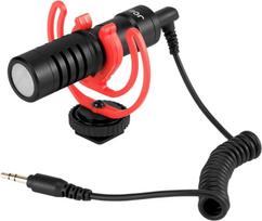 JOBY JB01643-BWW "Wavo" nešiojamasis kompaktiškas mikrofonas fotoaparatui su "Rycote" antivibraciniu laikikliu ir kailiniu priekiniu skydeliu, skirtas išmaniesiems telefonams, CSC, vaizdo kameroms, mikrofonams, telefonams, "YouTube