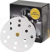 Mirka Basecut 150mm 15cm 100vnt P240 grūdėtumo šlifavimo diskų 150mm šlifavimo diskai su kabliuku ir kilpa 15 skylučių Dulkių ištraukimo sistema