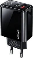 Charger Usams US-CC133 1x USB-A 1x USB-C 3.4 A (CC133TC01)
