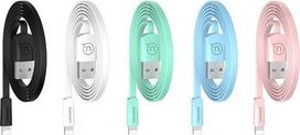 USB cable Usams USB-A - Lightning 1.2 m White (SJ199IP02)
