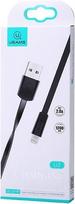 USB cable Usams USB-A - Lightning 1.2 m Black (SJ199IP01)