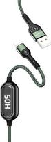 USB cable Usams USB-A - Lightning 1.2 m Black (63801-uniw)