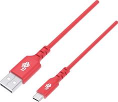USB cable TB Print USB-A - USB-C 1 m Red (1_742416)