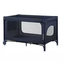 Lionelo Jasmin Easy Fold dviejų aukštų maniežas, blue navy