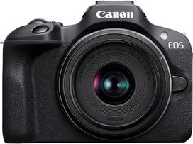 "Canon EOS R100" su RF-S 18-45 mm - 24,1 MP APS-C sistemos fotoaparatas - dvigubo pikselio AF, 4K vaizdo įrašas, 6,5 Fps, akių ir veidų aptikimas, "WiFi" ir "Bluetooth" - puikiai tinka brangiems prisiminimams įamžinti