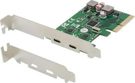 "Conceptronic" 2 prievadų USB 3.2 GEN 2 Type-C PCIE