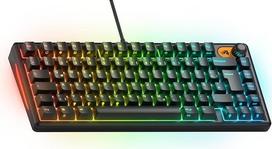 "Glorious Gaming" mechaninė klaviatūra GMBK, 75 proc. DE ISO išdėstymas, keičiami MX klavišų dangteliai, nuimamas USB, IP57 atsparumas vandeniui ir dulkėms, 10 zonų RGB apšvietimas, 321 x 137 x 41 mm
