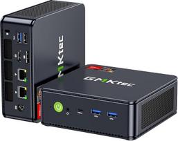 "GMKtec Ryzen 5 7640HS" mini kompiuteris (stipresnis 6800H) su vaizdo plokšte AMD 760M, 16GB DDR5 RAM, 512G PCIe3.0 SSD, "M6 Ultra Gaming" mini kompiuteris su dvigubu 2,5G LAN/WiFi 6E/ trigubu 4K ekranu/USB 4.0 žaidimams ir