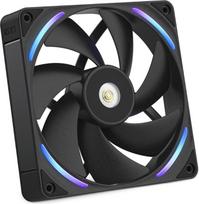 "NZXT F140X" našumo ventiliatorius - 140 mm PWM RGB kompiuterio korpuso ventiliatorius - didžiausias oro srautas ir statinis slėgis - LCP rėmas ir sparneliai - magnetinis dinaminis guolis - 30 mm storio - juodas