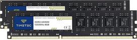 "Timetec" 16GB rinkinys (2x8GB) DDR3/DDR3L 1333MHz PC3-10600 Non-ECC Unbuffered 1.5V / 1.35V CL9 2Rx8 Dual Rank 240 Pin UDIMM PC Desktop Computer RAM modulio atnaujinimas