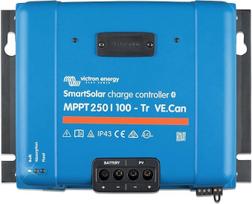 "Victron SmartSolar MPPT 250/100 100A saulės baterijų įkrovimo valdiklis, skirtas iki 1450W (12V) / 2900W (24V) / 4350W (36V) / 5800W (48V) ir iki 250V saulės baterijoms