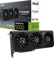 ASUS Dual GeForce RTX 5050 8GB GDDR6 OC Edition žaidimų vaizdo plokštė (NVIDIA Blackwell architektūra ir DLSS 4, 2,5 lizdo konstrukcija, SSF, PCIe 5.0, 3x DisplayPort 2.1b, 1x HDMI 2.1b, PRIME-RTX5050-O8G)