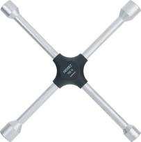 HAZET kryžminis veržliaraktis (visi standartiniai raktų dydžiai viename įrankyje lengviesiems automobiliams ir furgonams, ilgis 380 mm) 705N, 17 x 19 x 13/16 x 21 mm