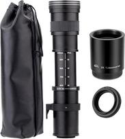 JINTU teleobjektyvas 420-1600 mm, EF objektyvas Canon DSLR, rankinis MF priartinimo objektyvas Canon 4000D 2000D 1500D 1300D 1200D 850D 800D 750D 600D 500D 250D 90D 5D, 6D, 7D, 40D, 50D, 600D D, 100D, 300D