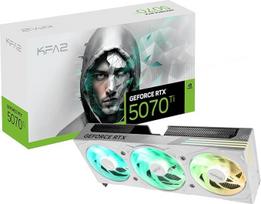 KFA2 "GeForce RTX™ 5070 Ti EX Gamer White", "Xtreme Tuner App Control", 16GB, GDDR7, 256 bitų, DP 2.1b*3/HDMI 2.1b/DLSS 3/žaidimų vaizdo plokštė