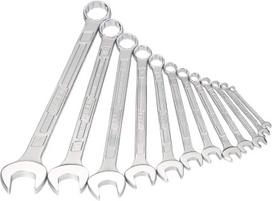 Kombinuotų veržliarakčių rinkinys HAZET 600NA/12-1 1/4"-1 5/16", 12 dalių, chromuotas